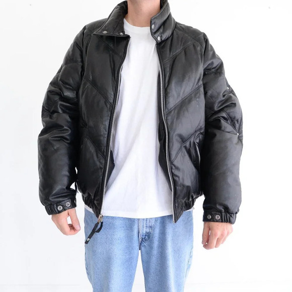 The Bathing Ape  Black Zip Up Puffer Jacket Size Large - Picture 2 of 16